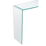 CONSOL CLEAR GLASS 110 - CONSOLES, DESKS